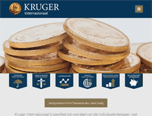 Tablet Screenshot of krugerinternasionaal.co.za